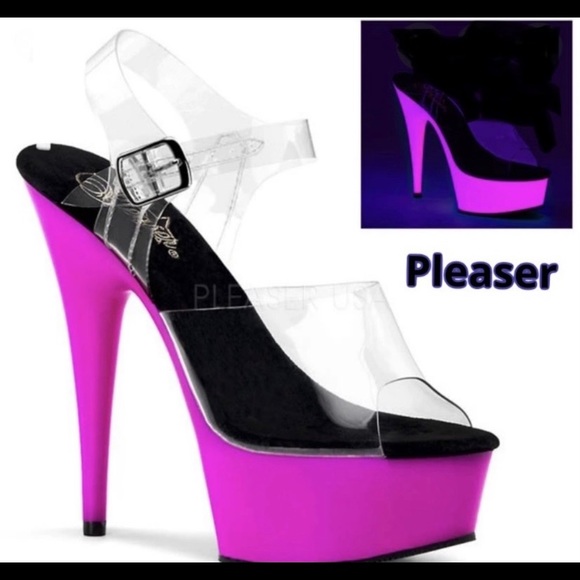 Pleaser Shoes - Pleaser delite 608uv sandals